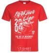Men's T-Shirt Parkour Life Style red фото
