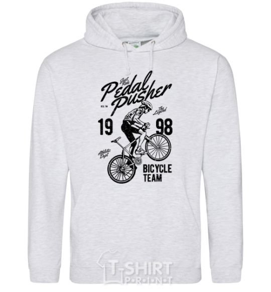 Men`s hoodie Pedal Pusher sport-grey фото