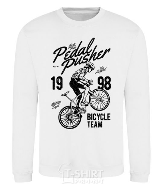 Sweatshirt Pedal Pusher White фото