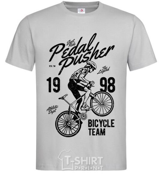 Men's T-Shirt Pedal Pusher grey фото