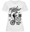 Women's T-shirt Pedal Pusher White фото