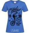 Женская футболка Pedal Pusher Ярко-синий фото