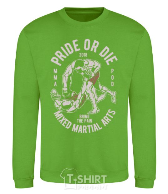 Sweatshirt Pride Or Die orchid-green фото