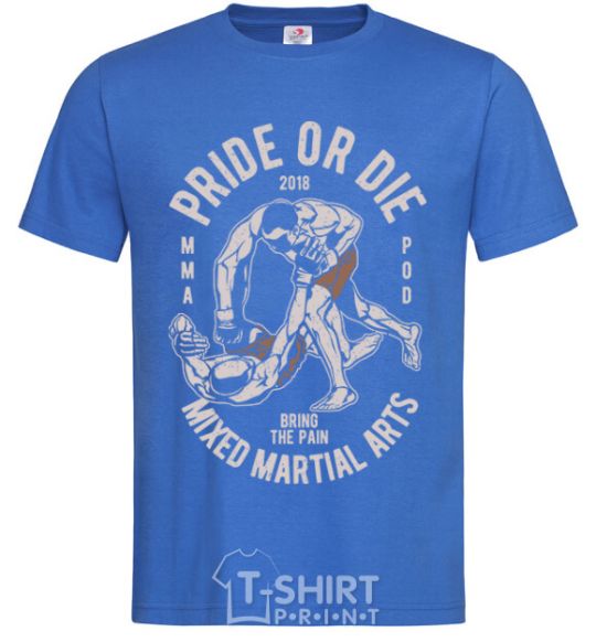 Men's T-Shirt Pride Or Die royal-blue фото