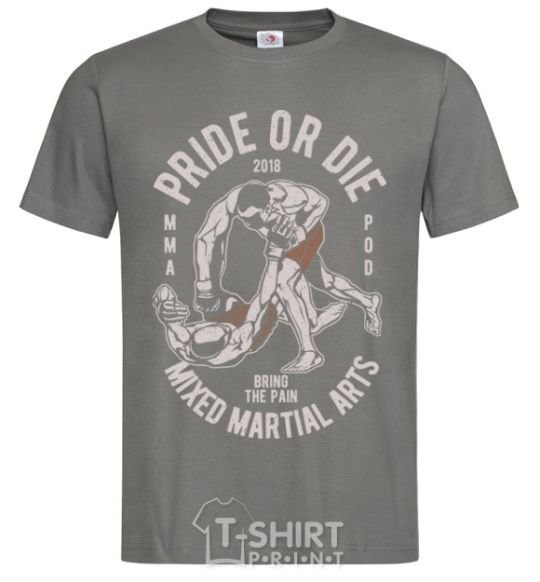 Мужская футболка Pride Or Die Графит фото