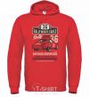 Men`s hoodie Rally Monte Carlo bright-red фото