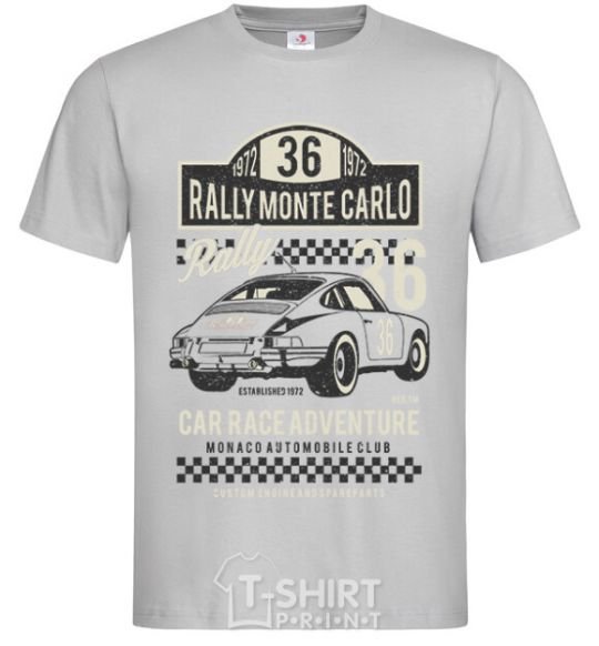 Men's T-Shirt Rally Monte Carlo grey фото