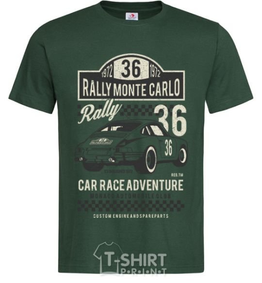 Мужская футболка Rally Monte Carlo Темно-зеленый фото
