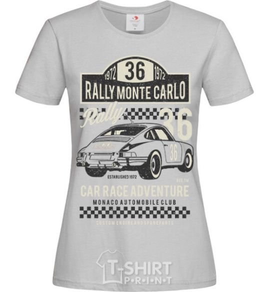 Women's T-shirt Rally Monte Carlo grey фото