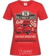 Women's T-shirt Rally Monte Carlo red фото