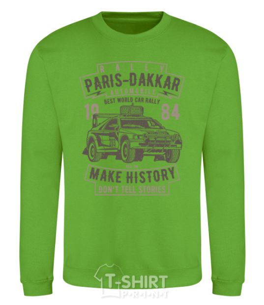 Sweatshirt Rally Paris Dakar Automobile orchid-green фото