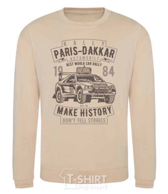 Sweatshirt Rally Paris Dakar Automobile sand фото