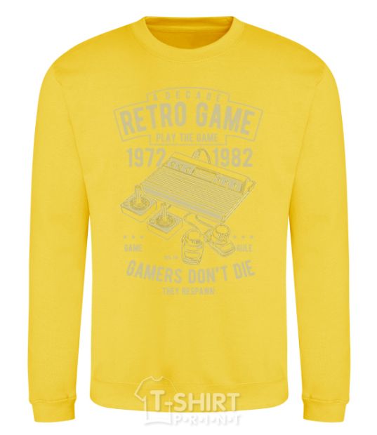 Sweatshirt Retro Game yellow фото