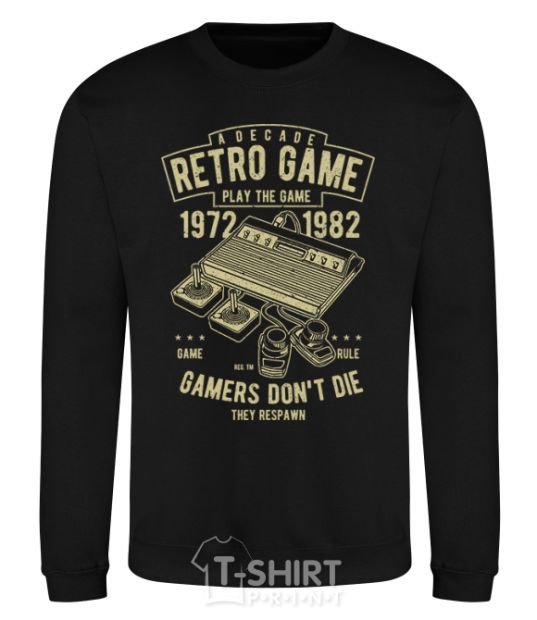 Sweatshirt Retro Game black фото
