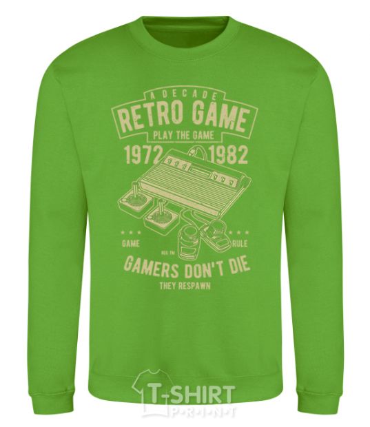 Sweatshirt Retro Game orchid-green фото