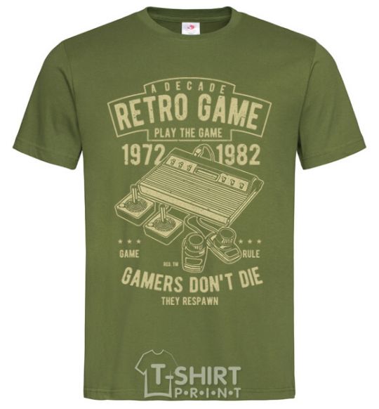Men's T-Shirt Retro Game millennial-khaki фото