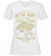 Women's T-shirt Retro Game White фото