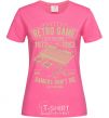 Women's T-shirt Retro Game heliconia фото