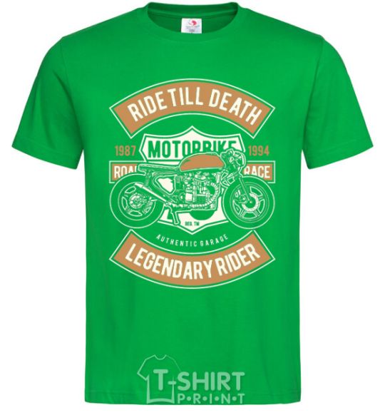 Men's T-Shirt Ride Till Death kelly-green фото