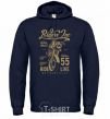 Men`s hoodie Riders navy-blue фото