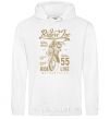 Men`s hoodie Riders White фото