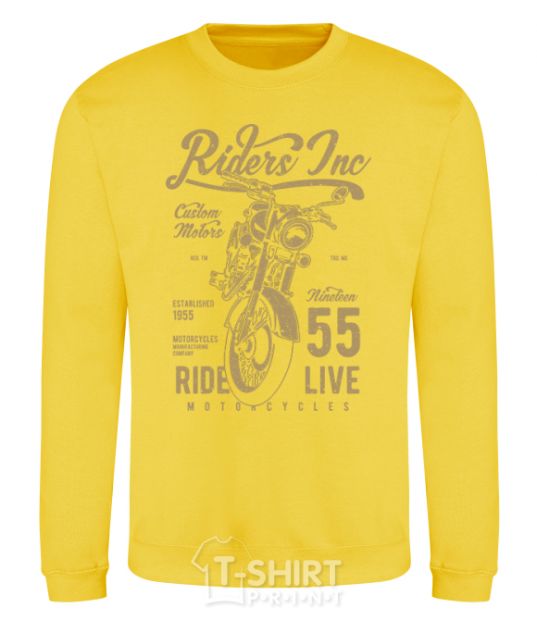 Sweatshirt Riders yellow фото