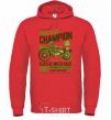 Men`s hoodie Road Race Champion bright-red фото