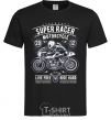 Мужская футболка Super Racer Motorcycle Черный фото