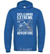 Men`s hoodie Rock Climbing royal фото