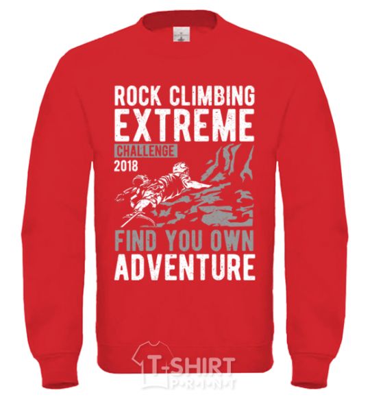 Sweatshirt Rock Climbing yellow фото