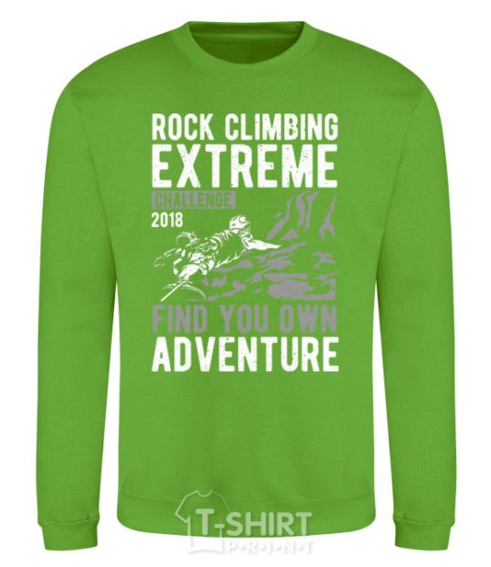 Sweatshirt Rock Climbing orchid-green фото