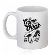 Ceramic mug The Game Is Never Over White фото