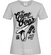 Women's T-shirt The Game Is Never Over grey фото