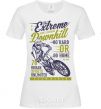 Women's T-shirt The Extreme Downhill White фото