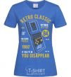 Женская футболка Tetris Brick Game Ярко-синий фото