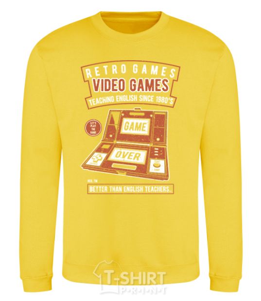 Sweatshirt Video Games yellow фото
