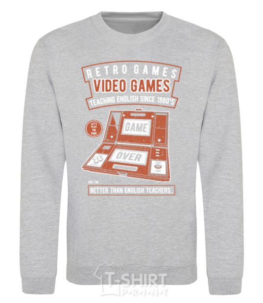 Sweatshirt Video Games sport-grey фото