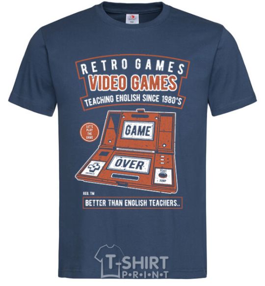 Men's T-Shirt Video Games navy-blue фото