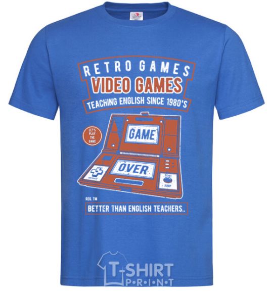 Men's T-Shirt Video Games royal-blue фото