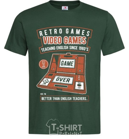Men's T-Shirt Video Games bottle-green фото