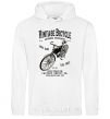 Men`s hoodie Vintage Bicycle White фото