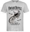 Мужская футболка Vintage Bicycle Серый фото