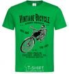 Мужская футболка Vintage Bicycle Зеленый фото