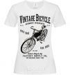 Women's T-shirt Vintage Bicycle White фото