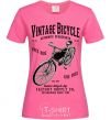 Women's T-shirt Vintage Bicycle heliconia фото