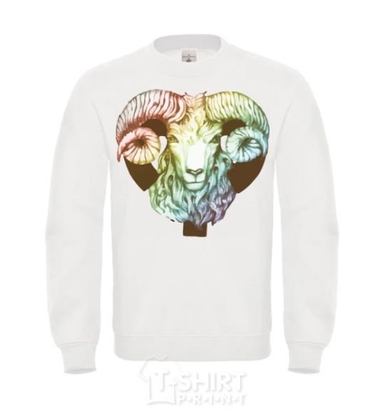 Sweatshirt Aries zodiac sign White фото