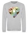 Sweatshirt Aries zodiac sign sport-grey фото