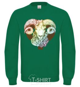 Sweatshirt Aries zodiac sign orchid-green фото