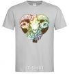 Men's T-Shirt Aries zodiac sign grey фото