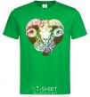 Men's T-Shirt Aries zodiac sign kelly-green фото